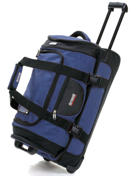 תיק נסיעות על גלגלים דאפל מחולק "25  אוטדור Outdoor Travel-pro S