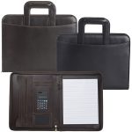 תיק פולדר מסמכים דמוי עור עם ידיות נשיאה FOLDER A4