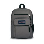 תיק גב ג'נספורט ביג סטודנט 6 תאים אפור גרפיט Jansport Big Student graphite grey