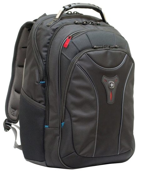 תיק גב למחשב נייד "17 Swiss WENGER carbon