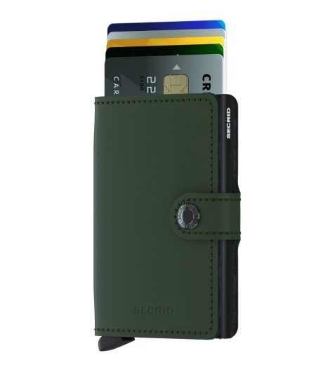 ארנק RFID קומפקטי Secrid Miniwallet – אלומיניום + עור | תוצרת הולנד