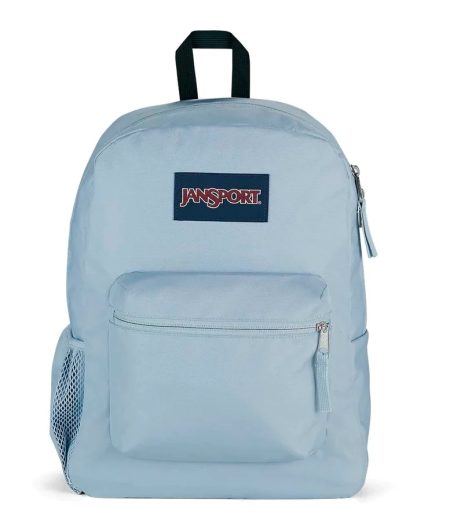 תיק גב ג׳נספורט קרוסטאון צבע תכלת Jansport crosstown Blue Dusk