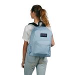 תיק גב ללימודים ג׳נספורט קרוסטאון תכלת Jansport crosstown Blue Dusk