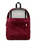 תיק גב ללימודים ג׳נספורט קרוסטאון בורדו Jansport crosstown Russet Red
