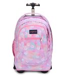 תיק גב גלגלים טרולי ג'נספורט דרייבר 8 פרחים Jansport Driver 8 Neon Daisy