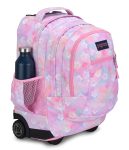 תיק גב גלגלים טרולי ג'נספורט דרייבר 8 פרחים Jansport Driver 8 Neon Daisy