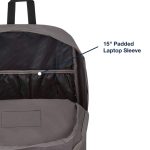 תיק ג'נספורט למחשב נייד אפור גרפיט Jansport Superbreak Plus Graphite Grey