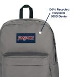 תיק ג'נספורט למחשב נייד אפור גרפיט Jansport Superbreak Plus Graphite Grey