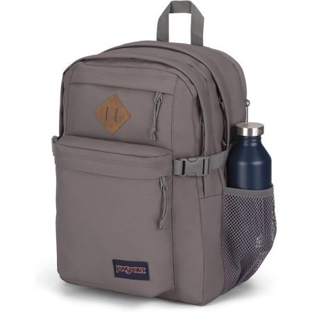 תיק גב ג'נספורט למחשב נייד 15" אפור גרפיט Jansport Main Campus Graphite Grey
