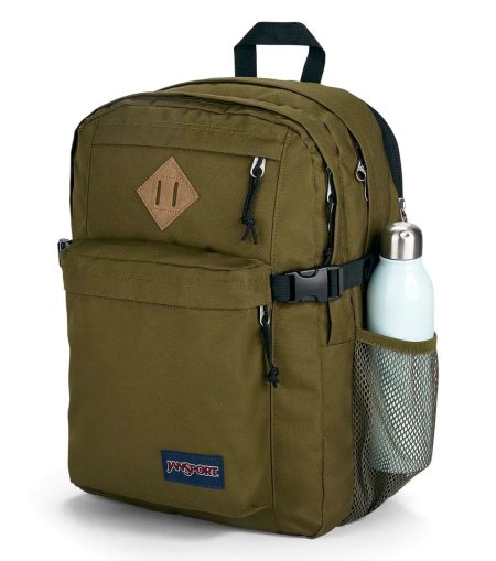 תיק גב ג'נספורט למחשב נייד 15" ירוק זית Jansport Main Campus army Green