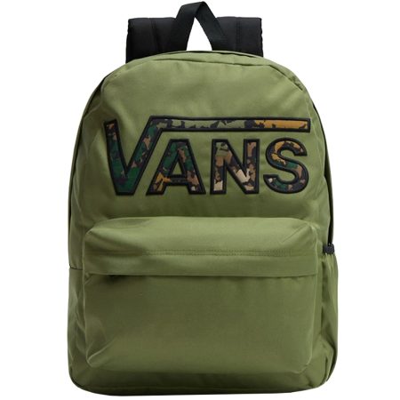 תיק גב ואנס ירוק צבאי VANS old skool boxed
