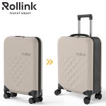 מזוודת עלייה למטוס מתקפלת 4 גלגלים ROLLINK FLEX