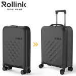 מזוודת עלייה למטוס מתקפלת 4 גלגלים ROLLINK FLEX