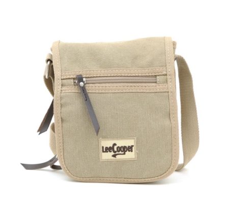 תיק צד קומפקטי קנבס עם קלאפה לי קופר 206 Lee Cooper