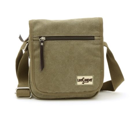 תיק צד קנבס אופנתי עם קלאפה לי קופר 494 Lee Cooper