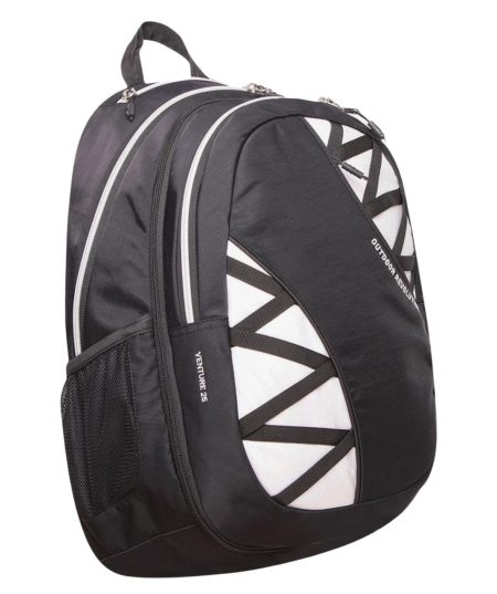 תיק גב לבית ספר מתרחב אאוטדור שחור OUTDOOR