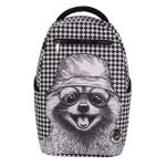 תיק גב מעוצב לנוער וללימודים KISS WHALE Raccoon